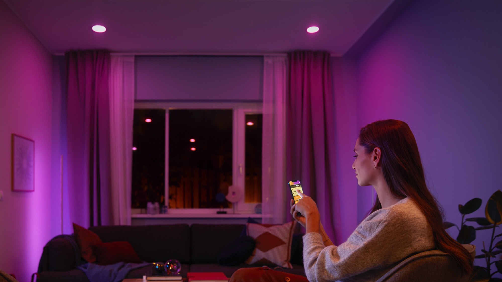 Ambiente de iluminación inteligente Philips Hue